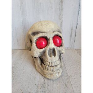 Foam skull looking eyes animated Halloween prop decor